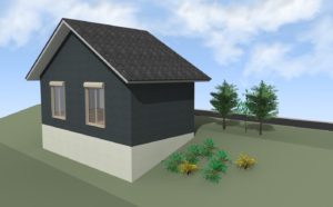 3Dマイホームデザイナーで傾斜地に建つ家を作る
